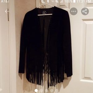 Fringed Suede Jacket